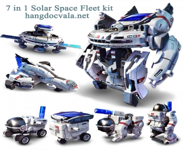 Đồ lắp ráp không gian năng lượng mặt trời 7 in 1 Mới - 7 in1 Space Fleet New