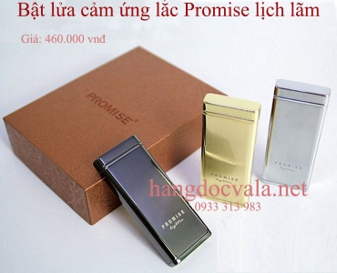 Bật lửa cảm ứng rung, lắc Promise lịch lãm
