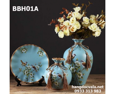 BỘ BÌNH HOA TRANG TRÍ HỌA MI