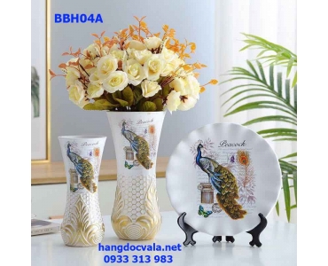 BỘ BÌNH HOA TRANG TRÍ NỘI THẤT CỔ CAO SANG TRỌNG