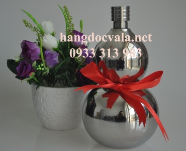 Bình đựng rượu hồ lô inox 1 lít