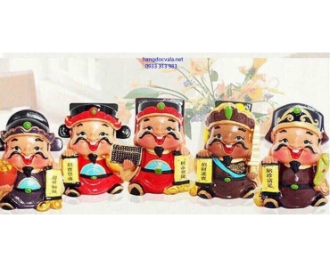Bộ tượng 5 vị thần tài lộc