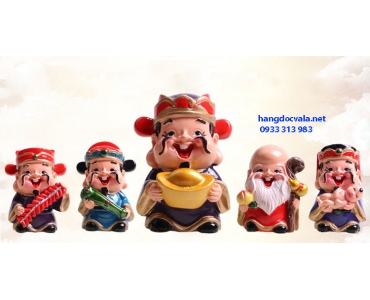 BỘ TƯỢNG 5 ÔNG THẦN TÀI - NGŨ THẦN TÀI LỘC