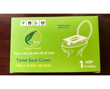 Giấy lót bồn cầu dùng 1 lần 
