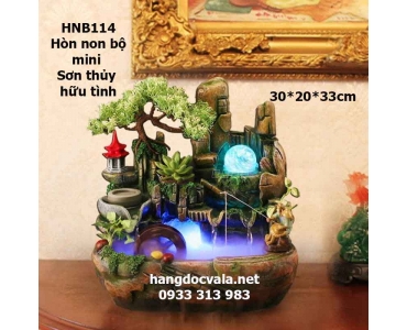 Hòn non bộ mini - SƠN THỦY HỮU TÌNH NÊN THƠ 03