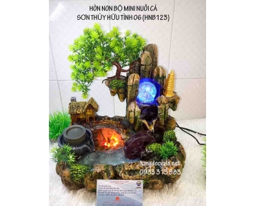 HÒN NON BỘ MINI CÓ THÁC NƯỚC - SƠN THỦY HỮU TÌNH NÊN THƠ 06