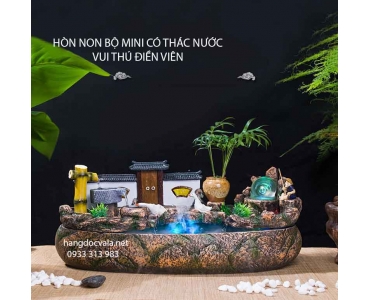 HÒN NON BỘ MINI CÓ THÁC NƯỚC ĐỂ BÀN-VUI THÚ ĐIỀN VIÊN