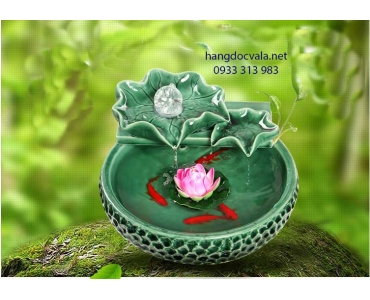 HÒN NON BỘ MINI CÓ THÁC NƯỚC-SEN NGỌC QUẤN QUÝT 02