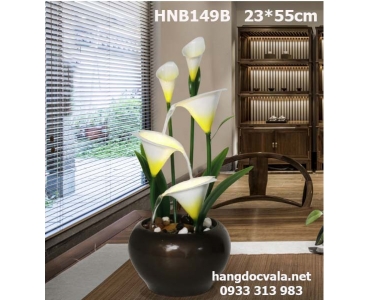 THÁC NƯỚC MINI TRONG NHÀ HOA RUM TRẮNG TINH KHÔI
