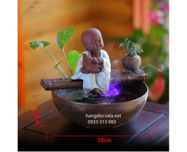 HÒN NON BỘ MINI CÓ THÁC NƯỚC ĐỂ BÀN-CHÚ TIỂU THƯỞNG TRÀ