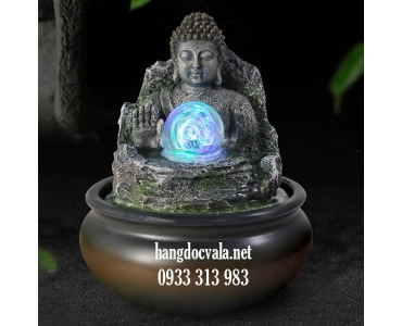 HÒN NON BỘ MINI CÓ THÁC NƯỚC ĐỂ BÀN-PHẬT THÍCH CA TỌA THIỀN