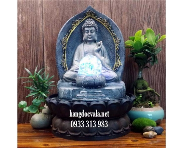 HÒN NON BỘ MINI CÓ THÁC NƯỚC ĐỂ BÀN-ĐỨC PHẬT TỔ TỊNH THIỀN