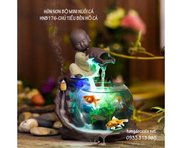 HÒN NON BỘ MINI NUÔI CÁ - CHÚ TIỂU BÊN HỒ CÁ