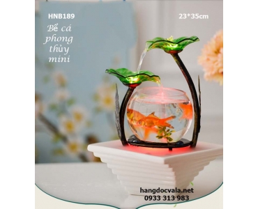 BỂ CÁ PHONG THỦY MINI 2 TẦNG DIỆP LỤC