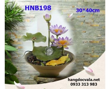 THÁC NƯỚC MINI ĐỂ BÀN MÙA HOA SÚNG