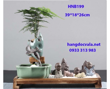TIỂU CẢNH THÁC NƯỚC MINI TIỂU NHI NGỘ NGHĨNH