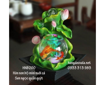 HÒN NON BỘ MINI NUÔI CÁ-SEN NGỌC QUẤN QUÝT