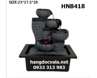 THÁC NƯỚC PHONG THỦY ĐỂ BÀN CỐI ĐÁ 4 TẦNG MINI 02