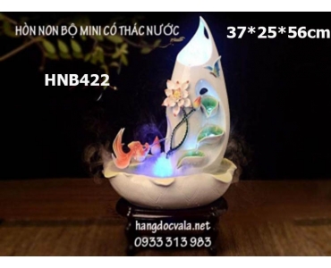 THÁC NƯỚC PHONG THỦY ĐỂ BÀN CÁ CHÉP PHUN CHÂU 