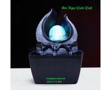 Hòn non bộ mini - Sen ngọc quấn quýt