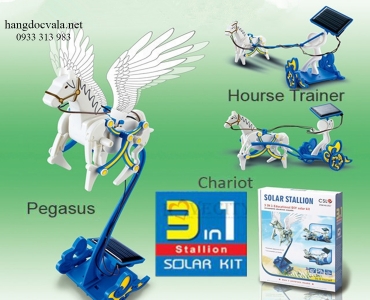 Đồ chơi robot lắp ráp tư duy 3 in 1, năng lượng mặt trời -năng lượng tái tạo