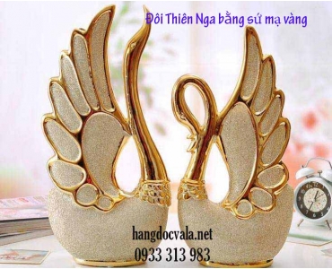 ĐÔI THIÊN NGA BẰNG SỨ MẠ VÀNG (THIENNGA103)