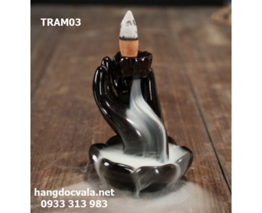THÁC KHÓI TRẦM HƯƠNG CAO CẤP BÀN TAY PHẬT 